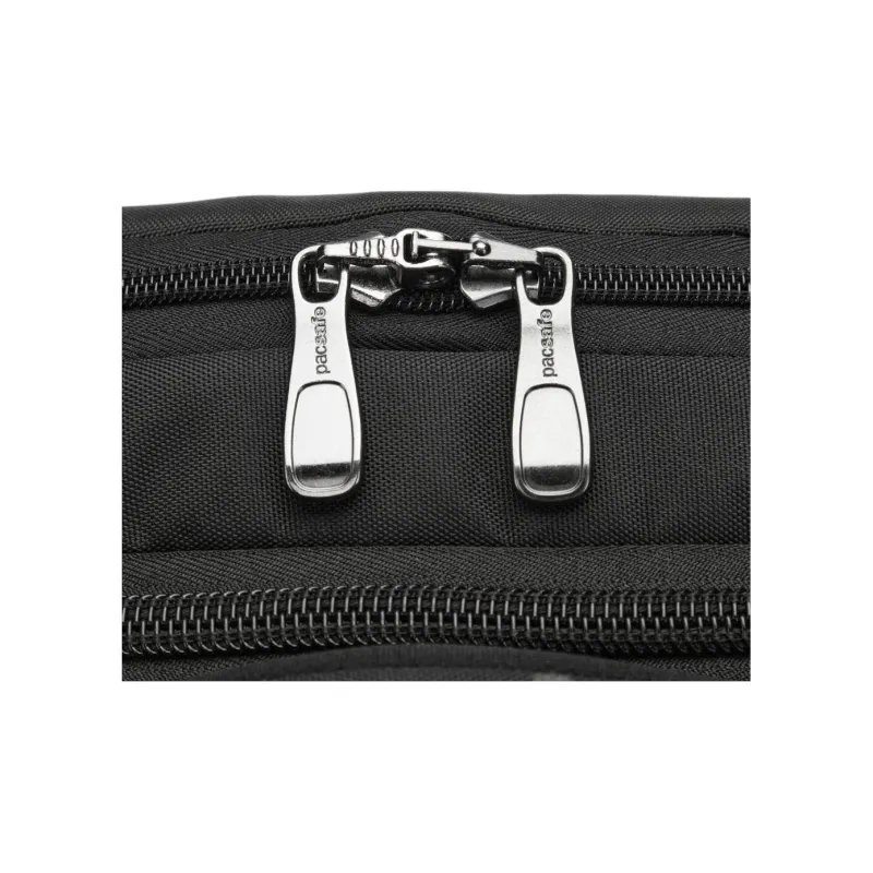 PACSAFE Recycled Polyester Backpack Unisex Black-3