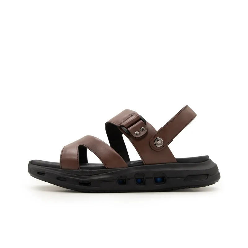 Satchi Beach Sandals Men's Brown-0