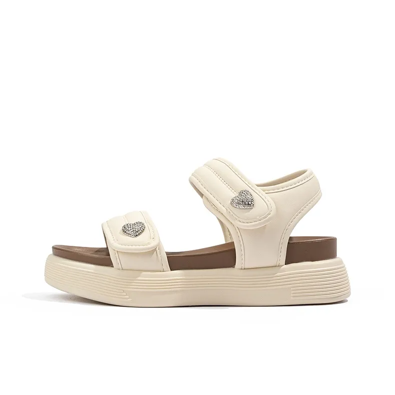 BABAYA KIDS One Strap Sandals Women's Beige-0