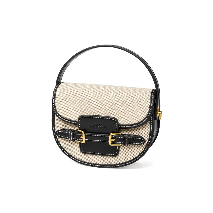 Joy&Mario Fabric, Synthetic Leather Handbag Women's-6