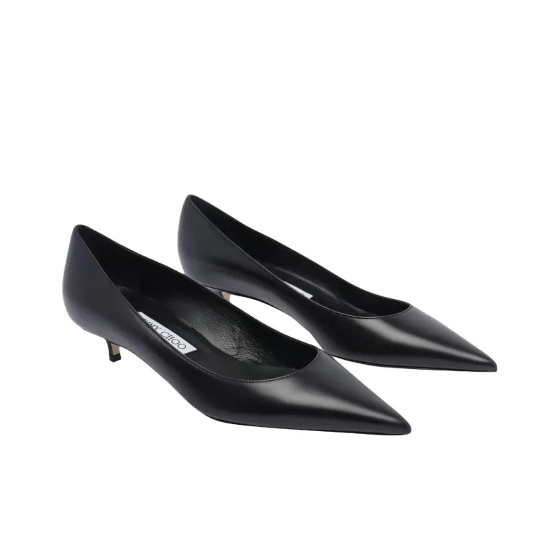 Jimmy Choo Amelia Slim Heel High Heels 3.5cm Women's Black-2