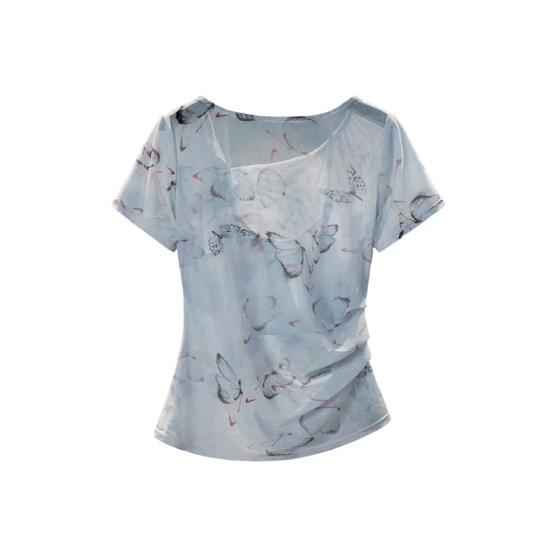 TOUCH T Shirt Women's Light Blue-1