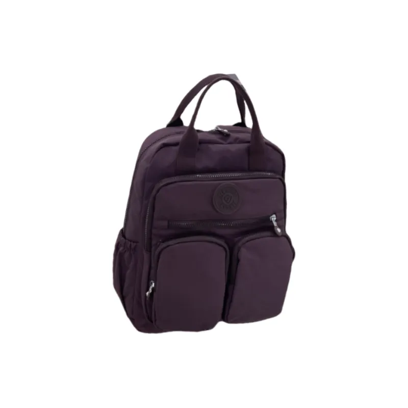 Gerlanx Nylon Fabric Backpack Unisex Multicolor-3