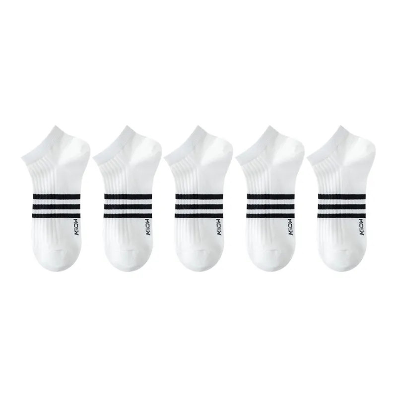 MIIOW No Show Socks Men's 5 Pack-0