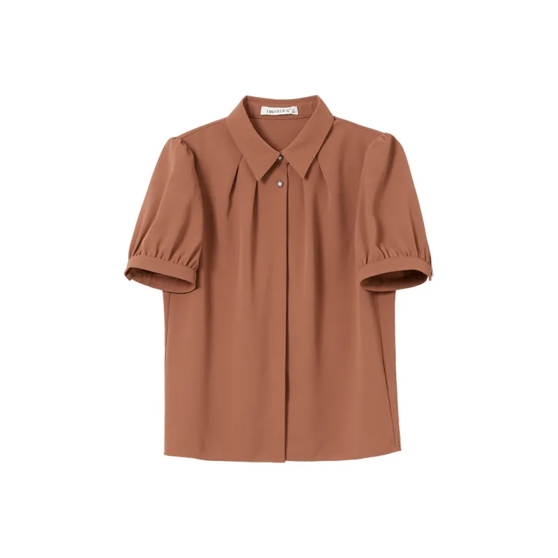 Mambe Shirts Women's Caramel-0