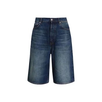 HUGO BOSS Denim Shorts Men's Medium Blue