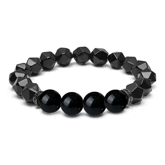 Blooming Petals Ebony Bracelets Unisex-6