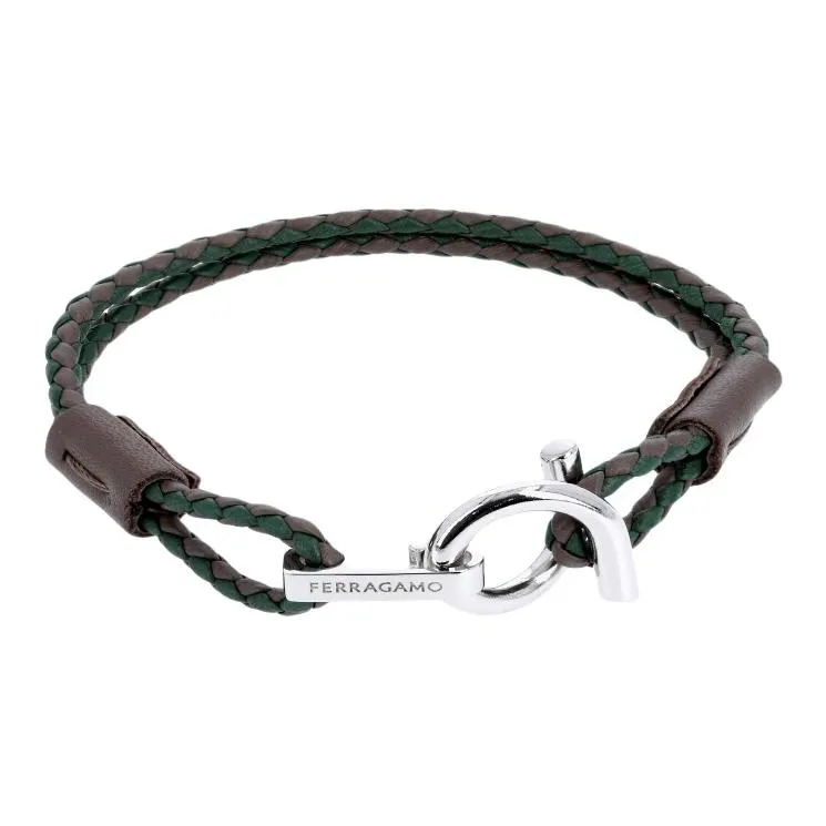 FERRAGAMO Calfskin Bracelets Unisex Green-0