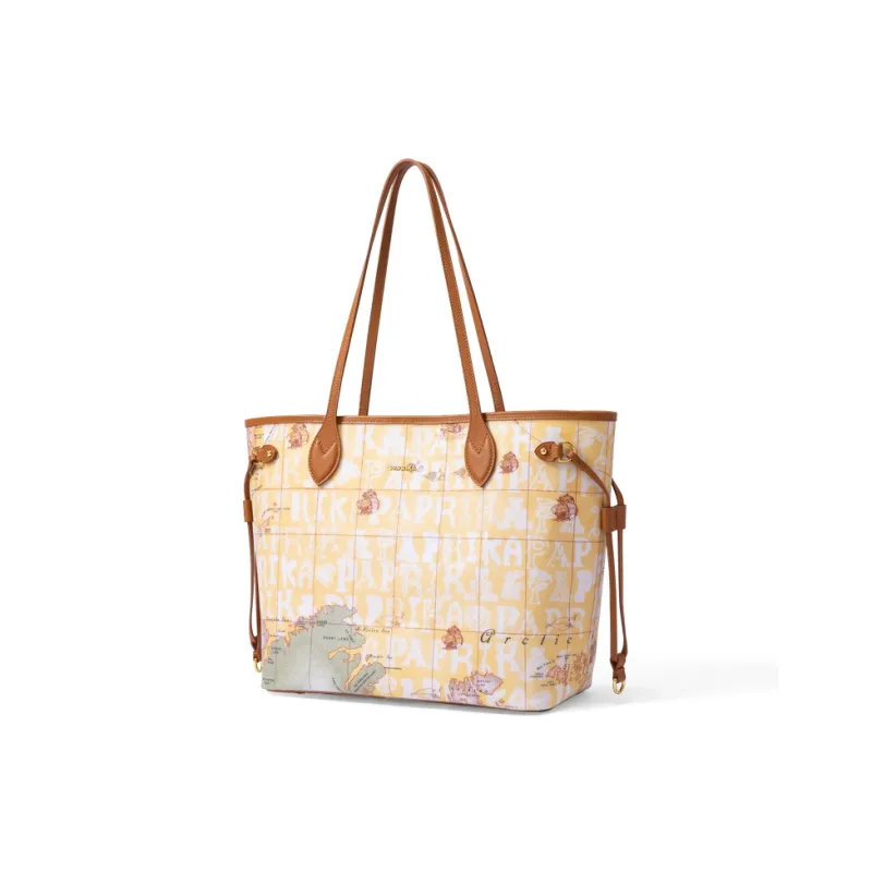 PAPRIKA Cow Leather Shoulder Bag Regular Women's Multicolor-7