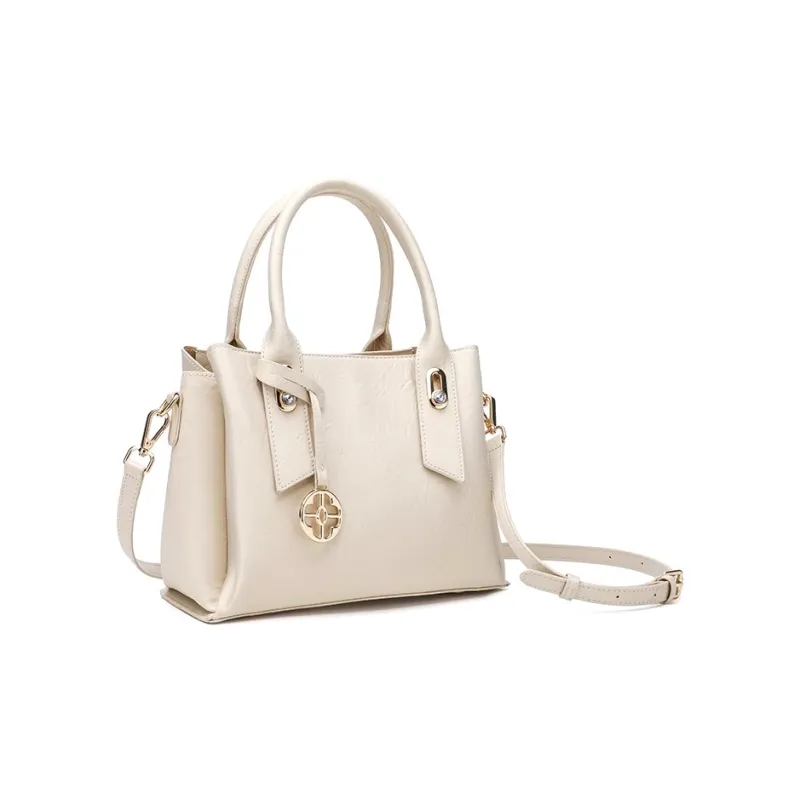 CLEVER& KETCH PU Handbag Women's White-1