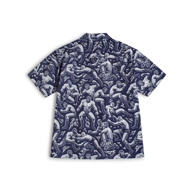 MADEN Shirts Men Navy Blue-1