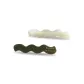 Transparent Green Color Wave Hair Slide (1 Pair Set)