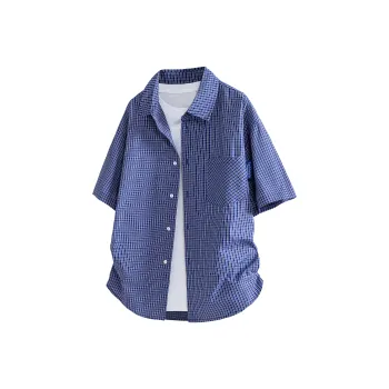 BOTH PLAY Shirts Unisex Colorful Blue