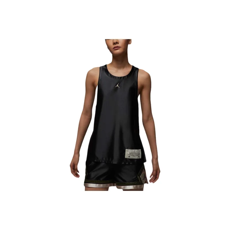 Jordan SportDongdan Basketball Jersey Women's Gray Black Oat-0
