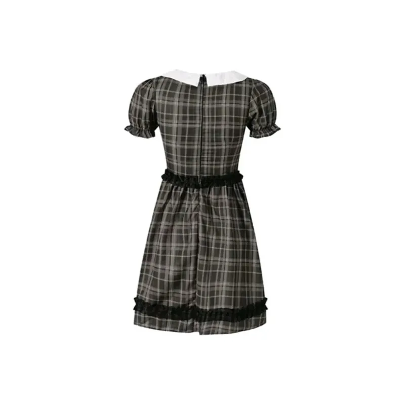 GUOZHEN Short Sleeved Dress Women's-1