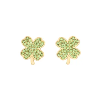 Kate Spade Copper Stud Earrings Unisex Green/White