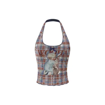 ANVINAL Camisole Women's Vintage Red