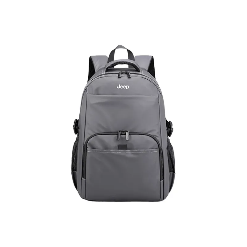 Jeep Nylon Backpack Men's Black/Gray/Dark Blue-1