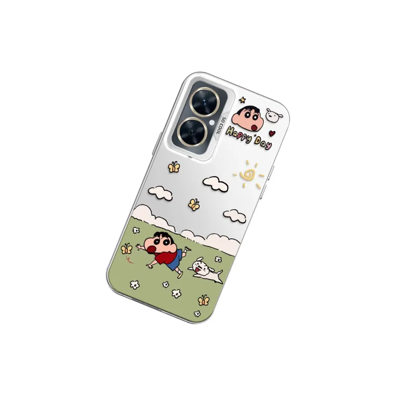 YICAIJIA Matte Material Reclining Shin Chan H Phone Cases Compatibility With MVMOM 20/30 Trendy And Cool-9