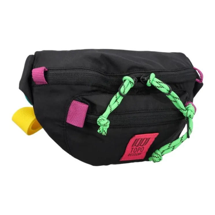 TOPO DESIGNS Nylon Fanny Pack Men's Black-2