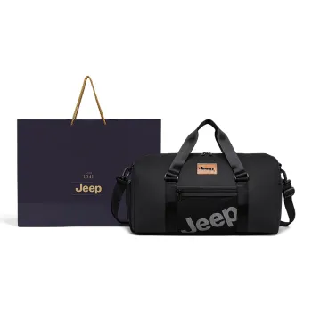 Jeep Membrana Dermalis Travel Bag Unisex Black/White