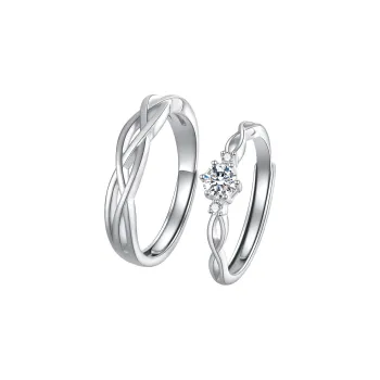 Lao Feng Xiang 925 Sterling Silver Rings Unisex