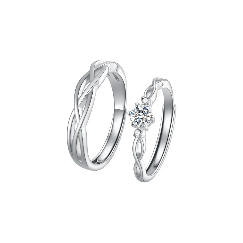 Lao Feng Xiang 925 Sterling Silver Rings Unisex-0