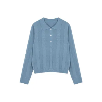 Mo Han Yi Mei Knitwear Women's Blue