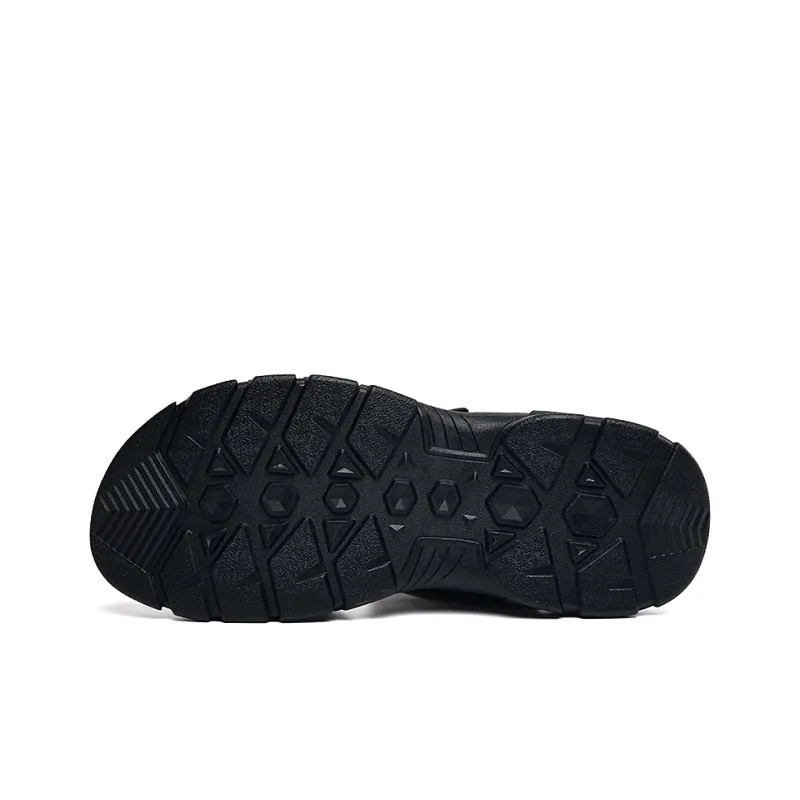 Wen Nai One Strap Sandals Men's Dark Brown-3