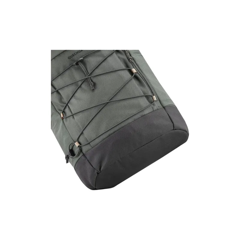 DECATHLON Polyester Backpack Unisex Khaki Gray-7