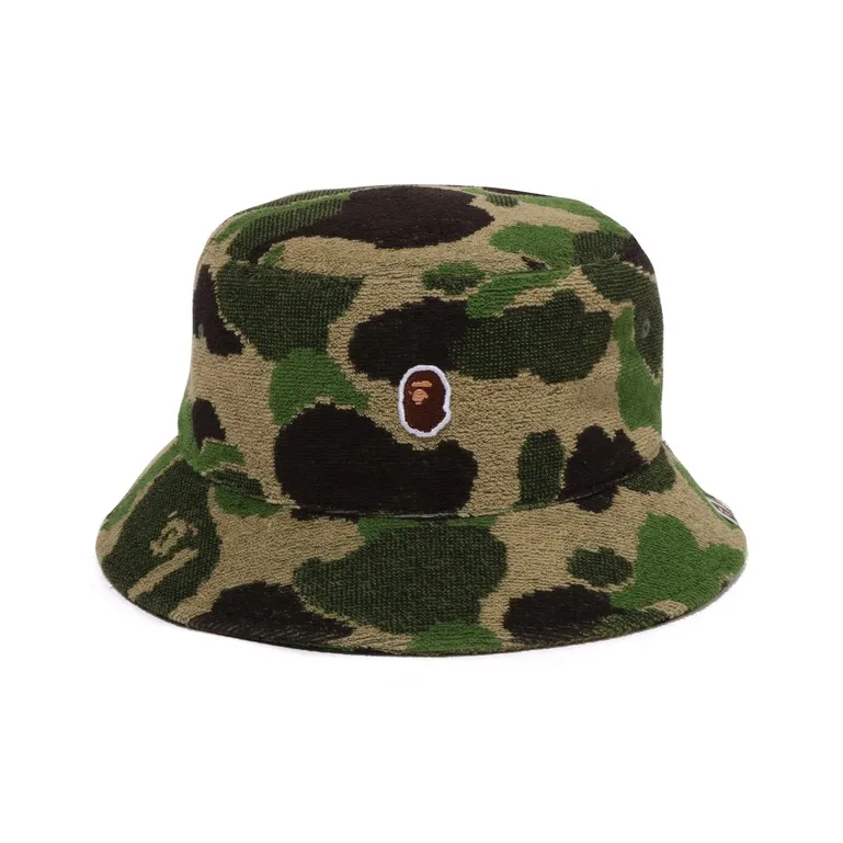 Bape Abc Camo Pile Jacquard Bucket Hat-4