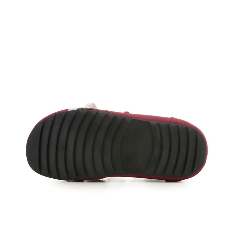 Ordifen Low Top Skateboard Shoes Women's Apple Red-4