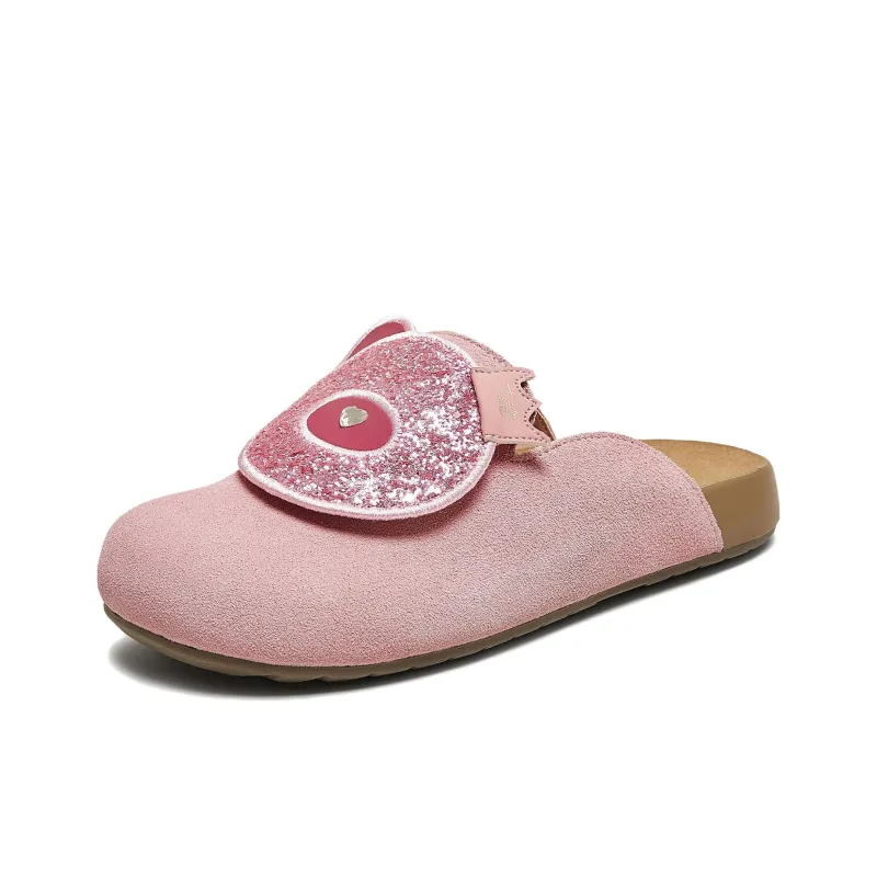 TATA Leather Patchwork Quiet Closed Toe Slippers Women's-5
