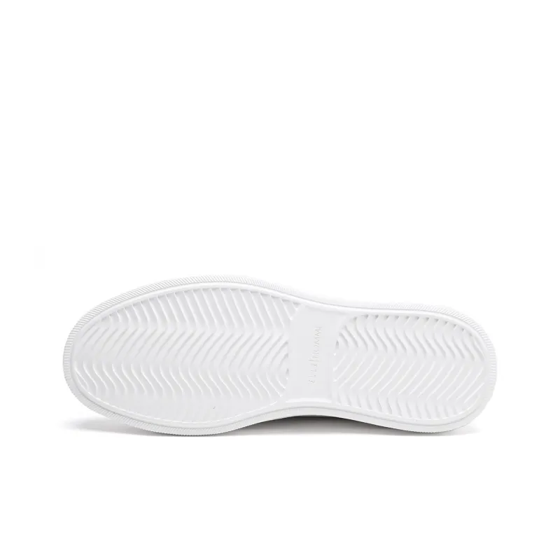 ELLE HOMME Skateboard Shoes Men's White-3