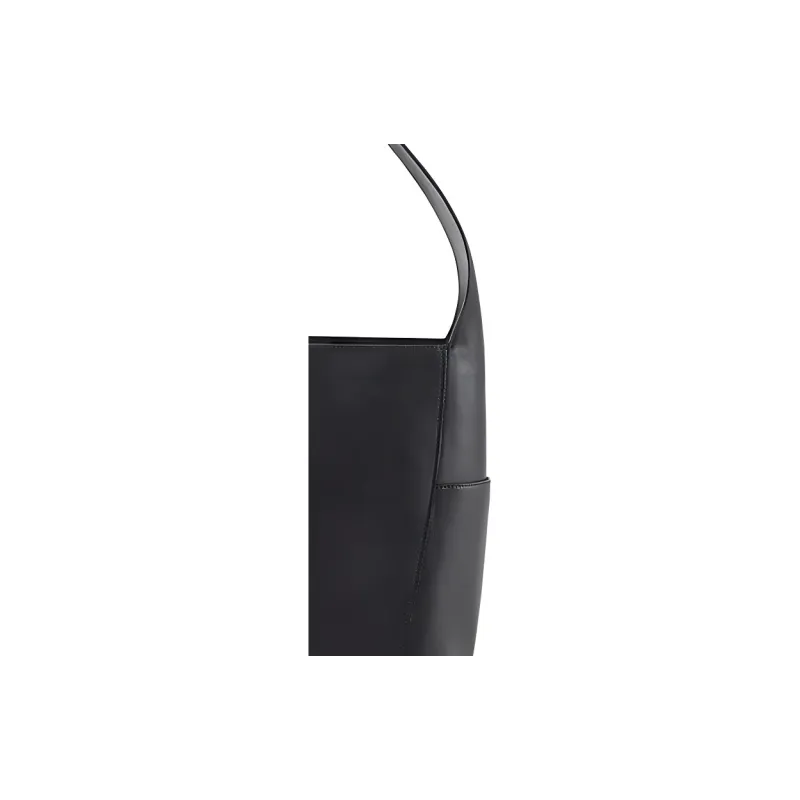 SAM EDELMAN Cow Leather Bucket Bag, Shoulder Bag Medium Size Women's Black-4