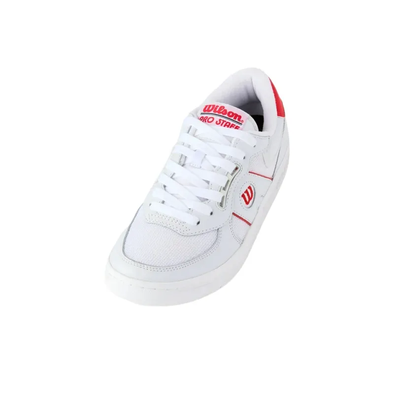 Wilson PRO STAFF Low Top Tennis Shoes Unisex White-2
