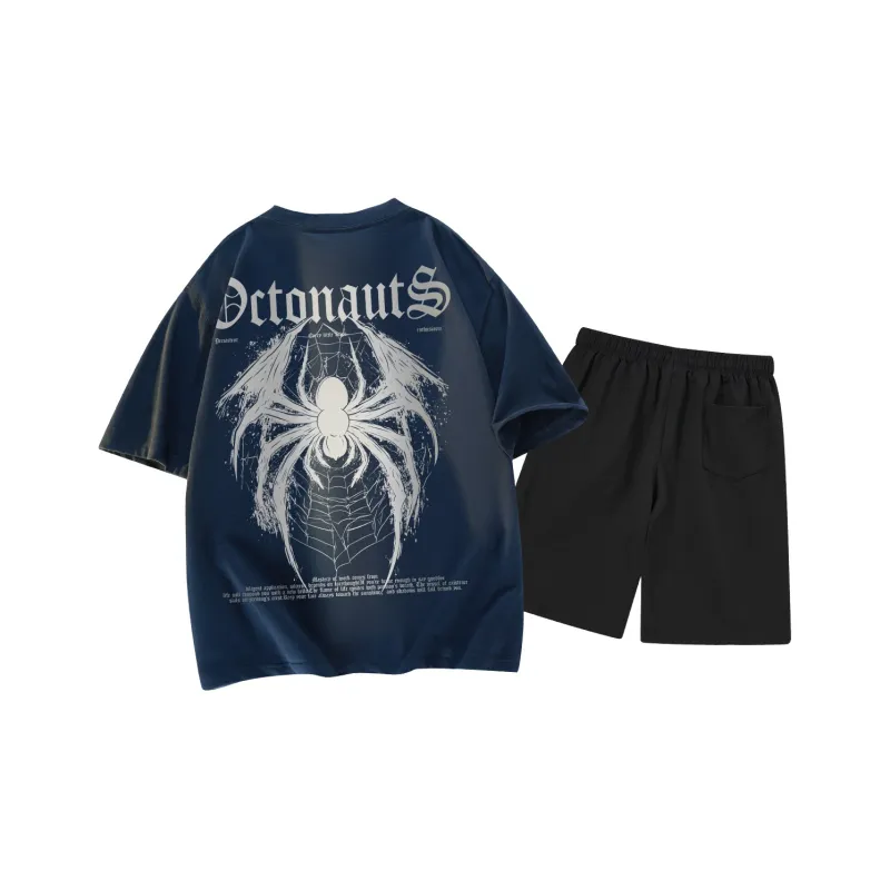 Small Columns Under The Sea Clothing Sets Unisex-8