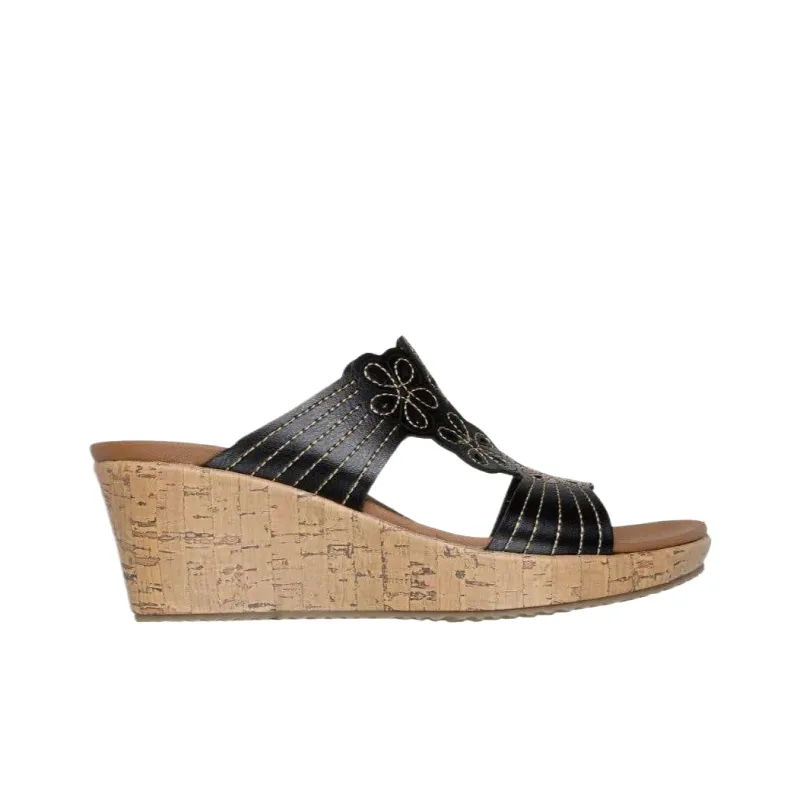 Skechers Beverlee Slip Resistant Slide Slippers Women's Black-1