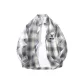 Gray Blue Plaid