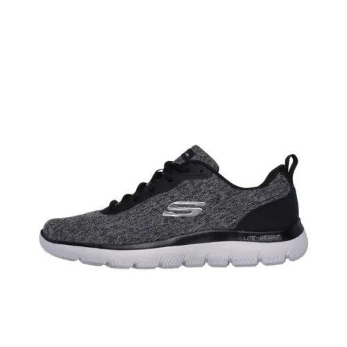 Skechers Summits Low Top Training Shoes Men's Black Gray