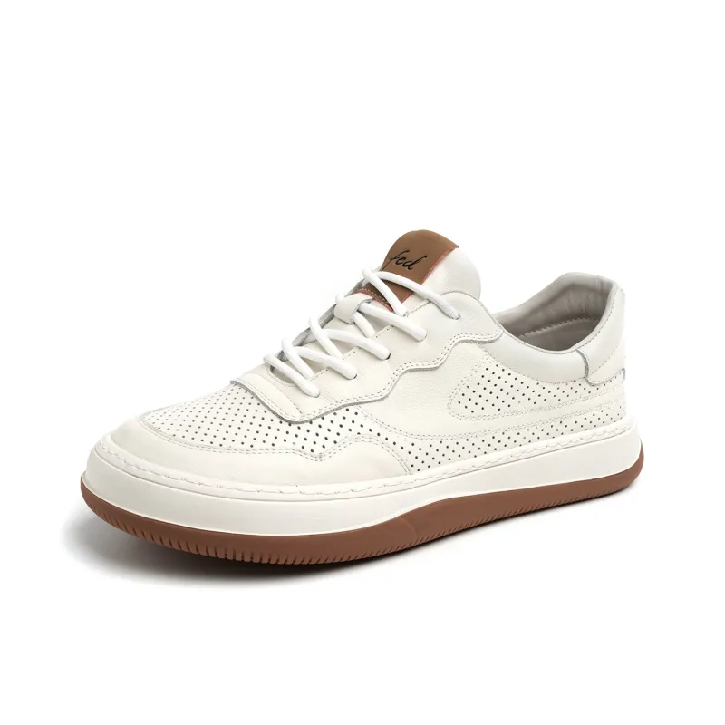 FED Low Top Skateboard Shoes Men's White-1