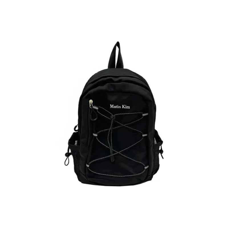 WICKBUEN Nylon Backpack Regular Unisex Purple/Gray/Black-12