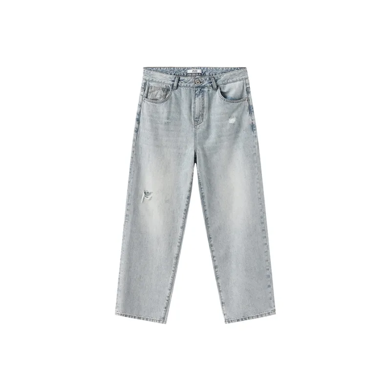 ZUO Jeans Men Light Blue-0