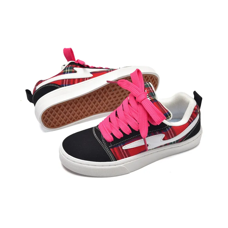 T628 Slip Resistant, Abrasion Resistant, Lightweight, Breathable Low Top Skateboard Shoes Unisex-168