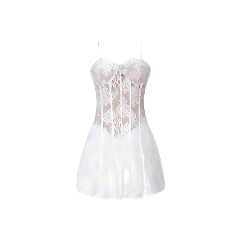 Udon House Slip Dresses Women's Ecru-0