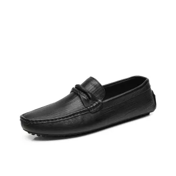 GESENLANG Gommino Loafers Men's Black