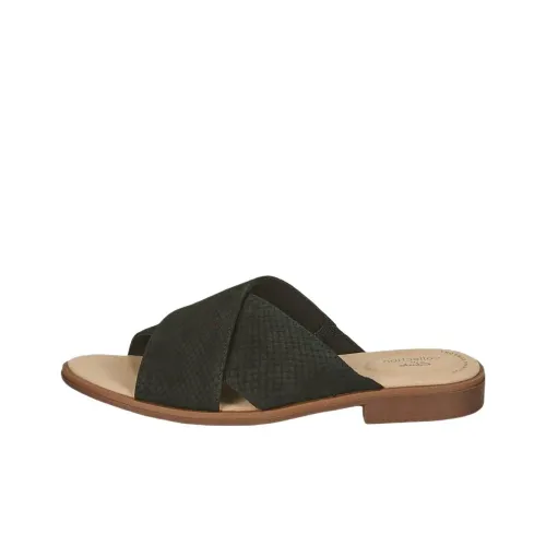 Clarks Composite Sole Slip Resistant Slide Slippers Women's Black