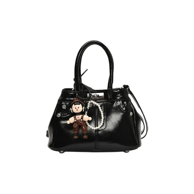 NOMK PU Shoulder Bag, Crossbody Bag, Handbag Regular Women's Black/White/Blue/Coffee-0