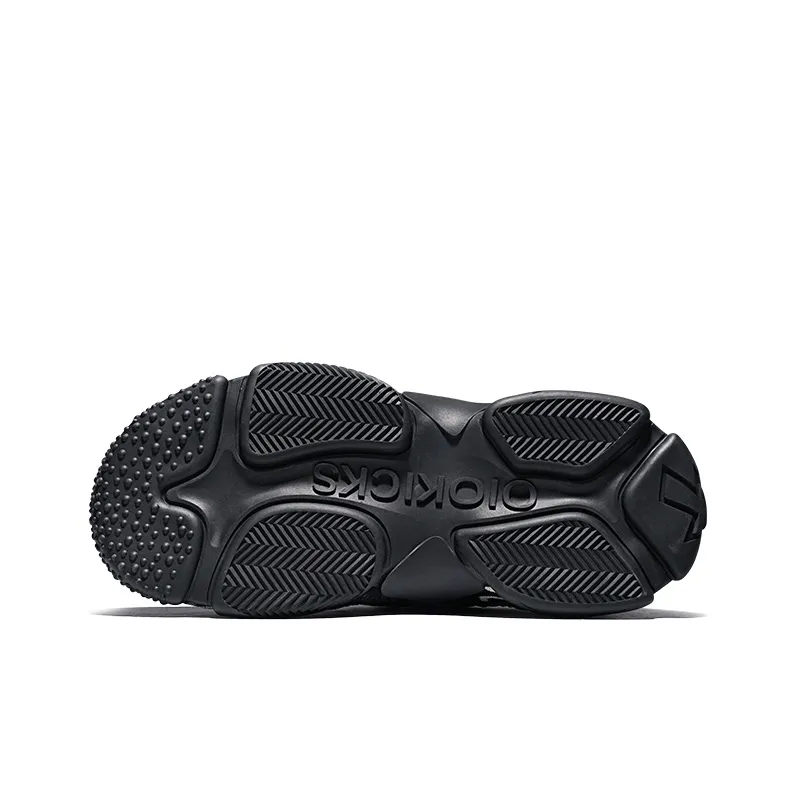 SALAXI Cushioning, Slip Resistant, Abrasion Resistant, Height Increasing Low Top Chunky Sneakers Unisex-11