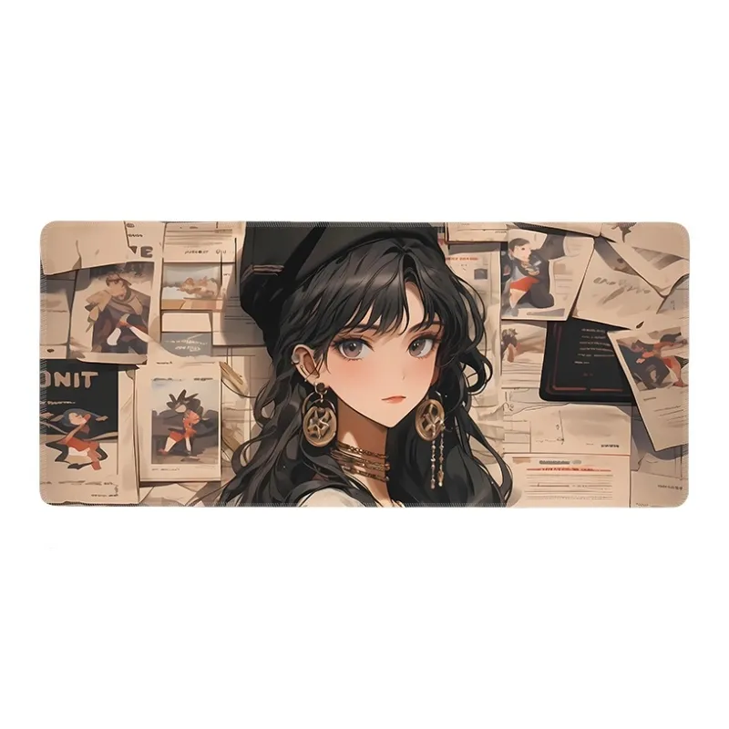 DANYIN Extra Large Vintage Girlish Computer Keyboard Pad Anime Mouse Pad Esports Gaming Table Mats For Men Mouse Pads-16